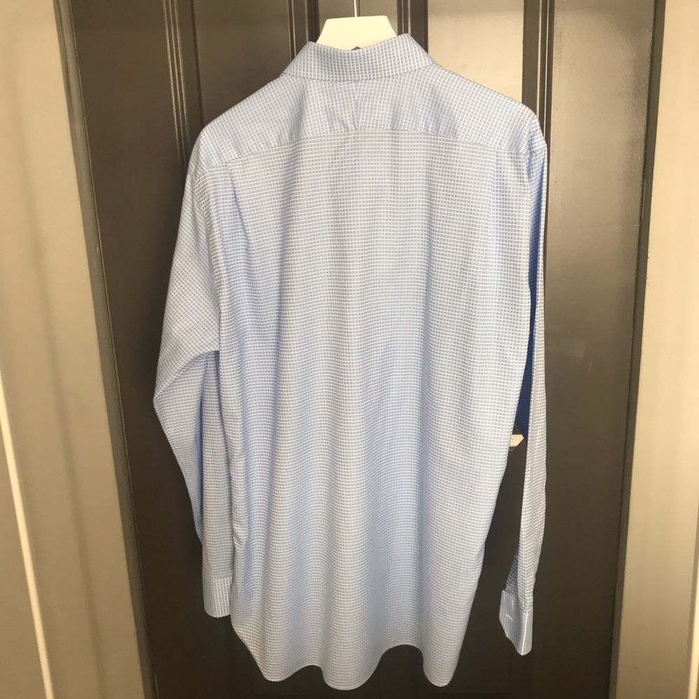 Nordstrom men’s trim fit dress shirt 17.5 36/37 - Picture 4 of 5